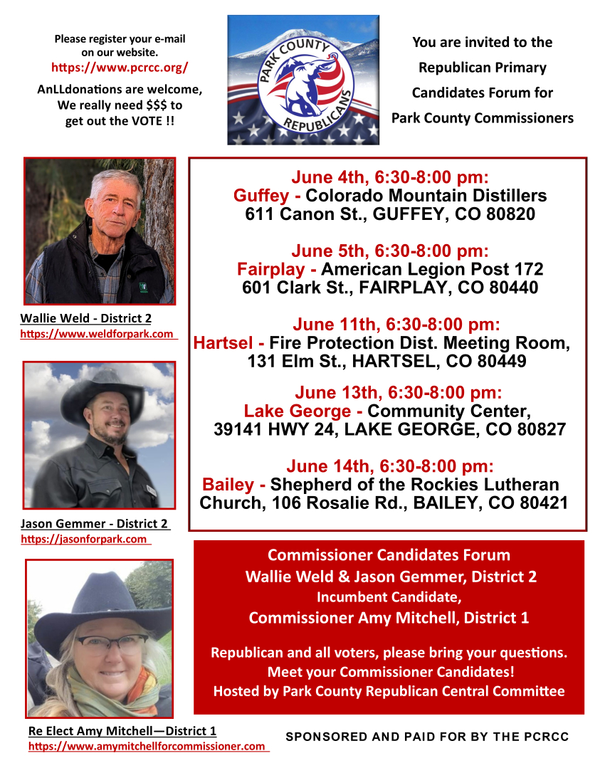 Republican Commissioner Candidates Forum